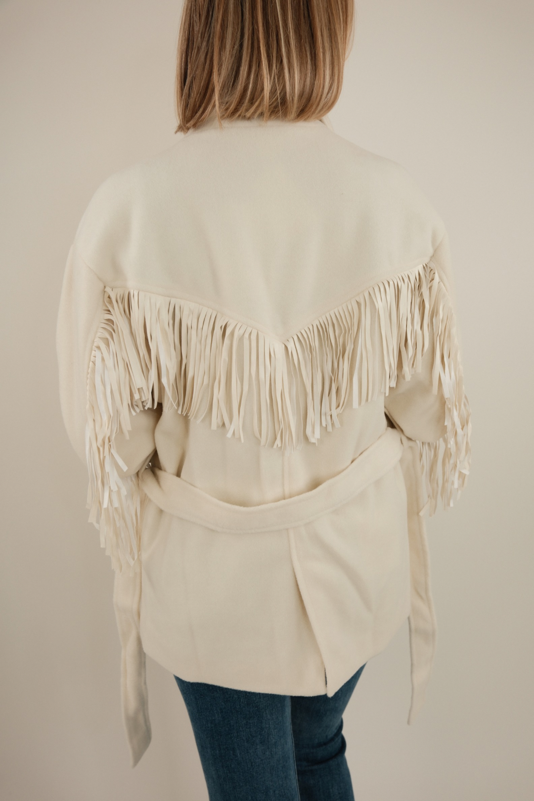 Sundance Fringe Wool Coat