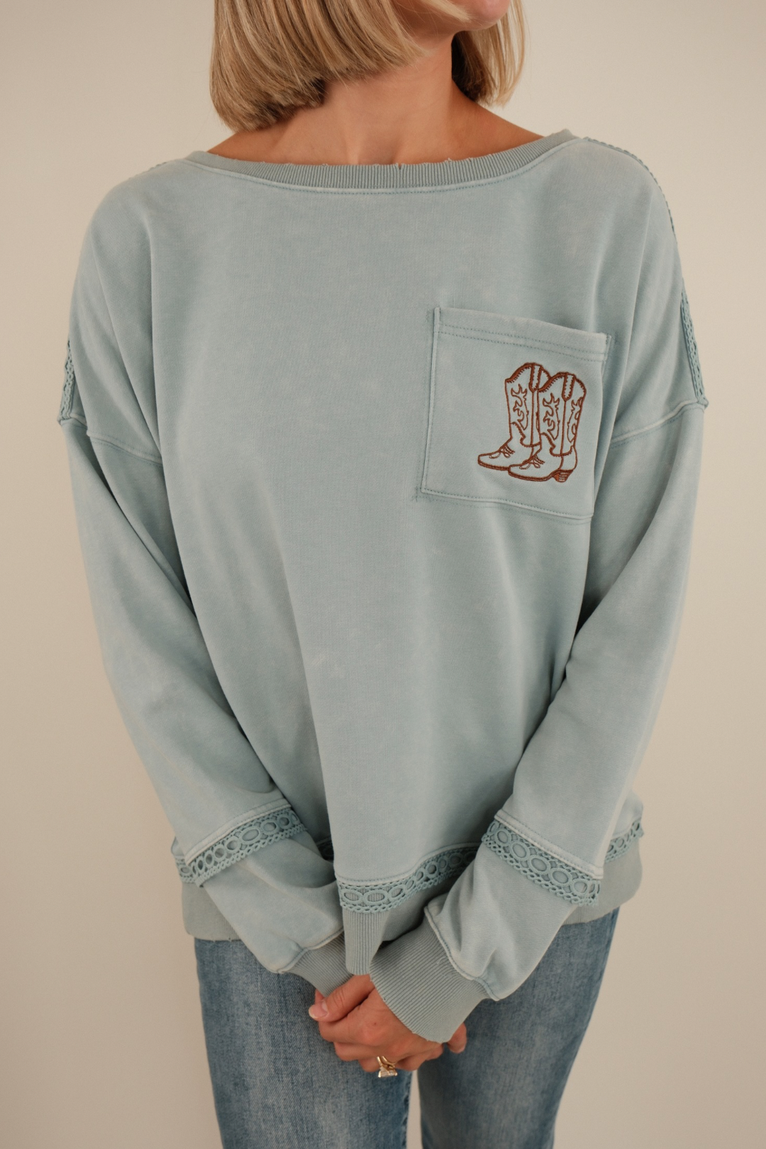 Lace & Grace Pullover