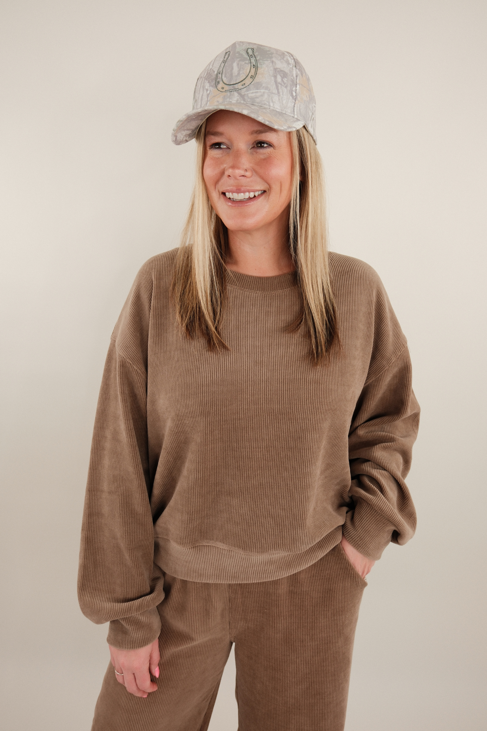 Prairie Plush Corduroy Lounge Set