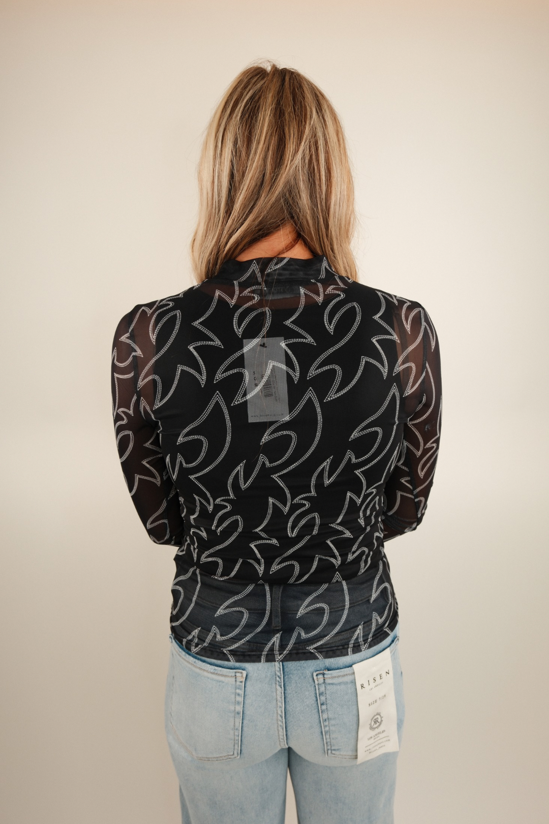 Rodeo Ready Black Mesh – Boot Stitch Collection
