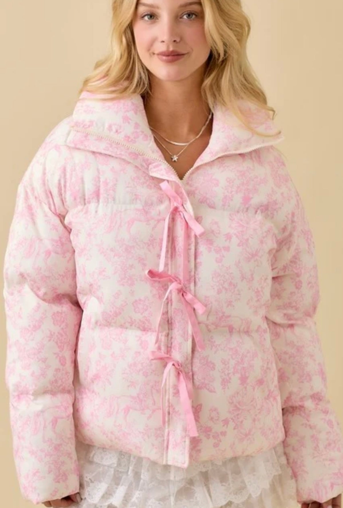 Coquette Cowgirl Puffer Jacket