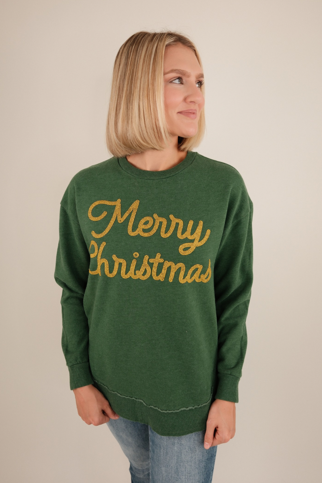 Glimmer Merry Christmas Fleece