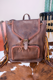 Painted Prairie Fringe Backpack
