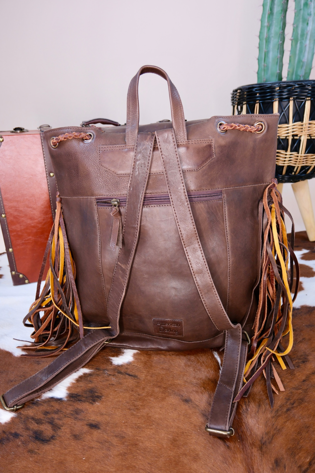 Painted Prairie Fringe Backpack