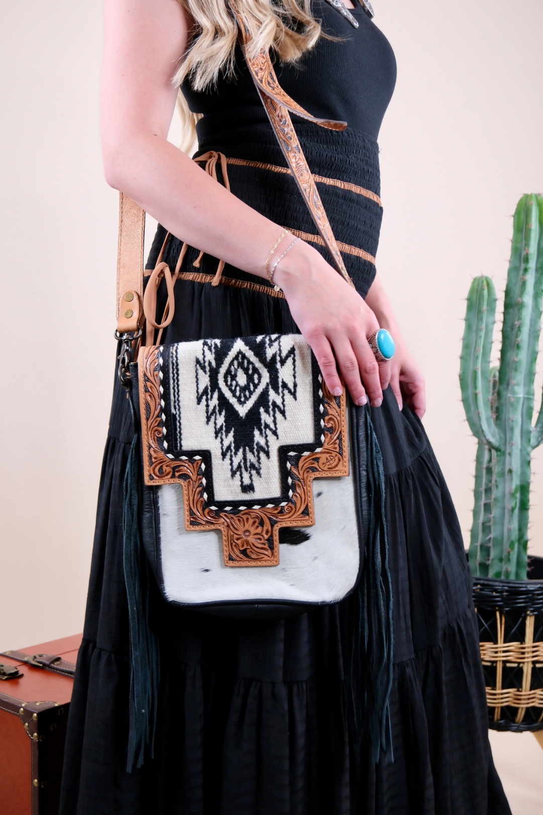 High Desert Tooled Crossbody