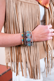 Boho Western Conch Stack Bracelet