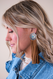 Tassel Conch Boho Earrings
