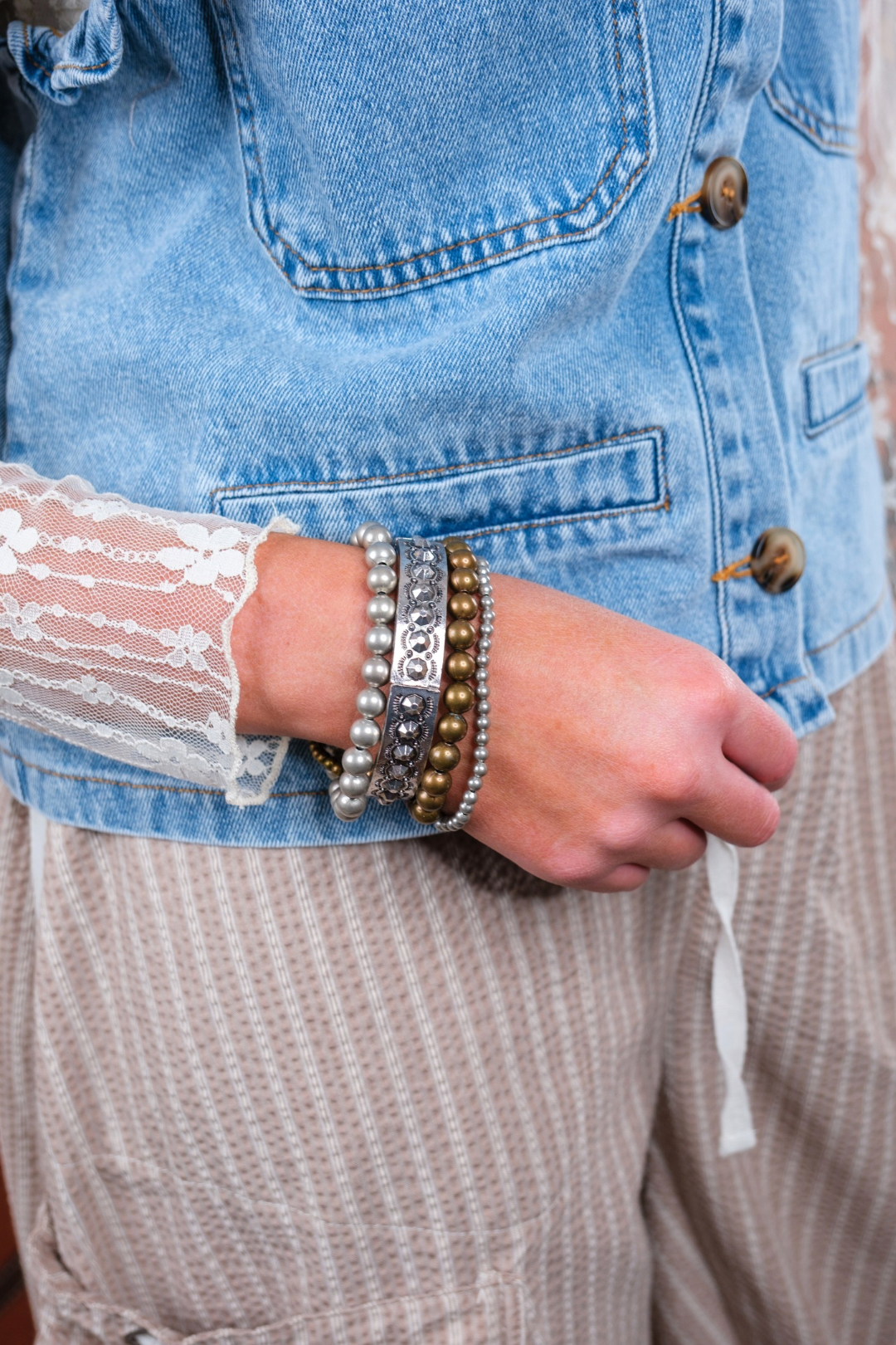 Golden & Silver Boho Bracelet Set