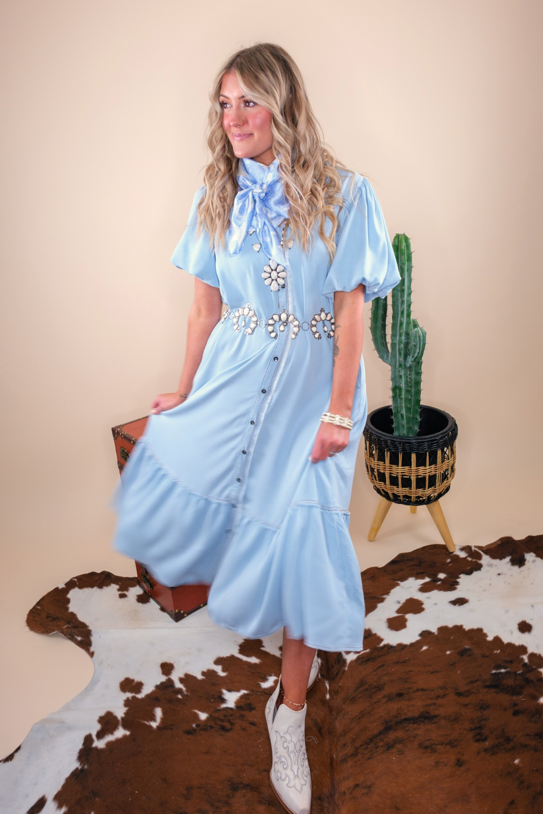 Desert Dream Maxi Dress - Denim
