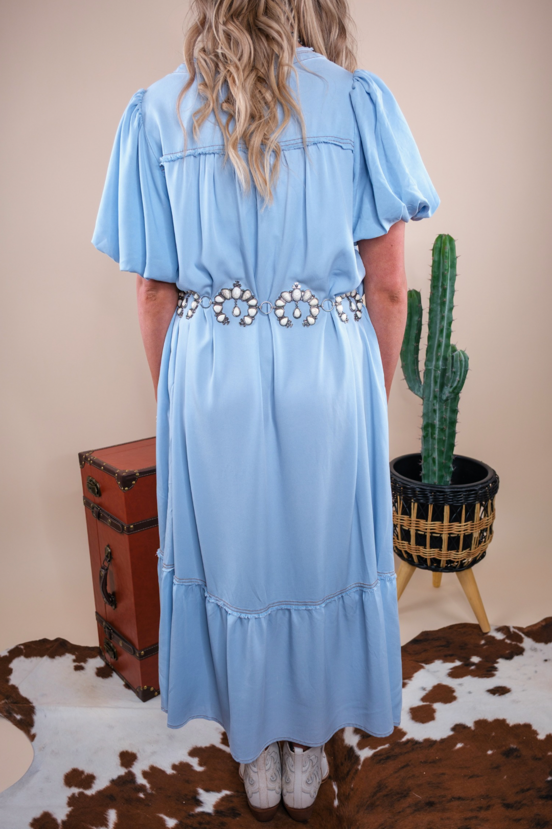 Desert Dream Maxi Dress - Denim