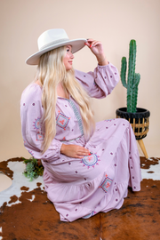 Wild Iris Maxi Skirt