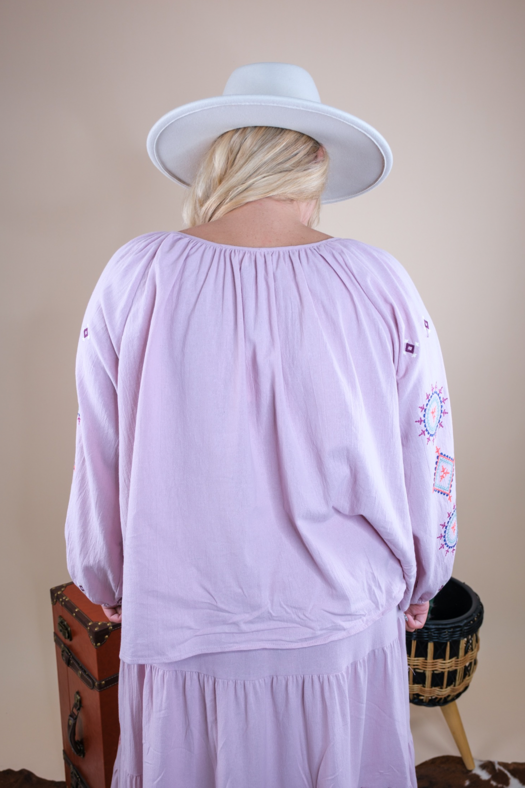 Wild Iris Boho Blouse