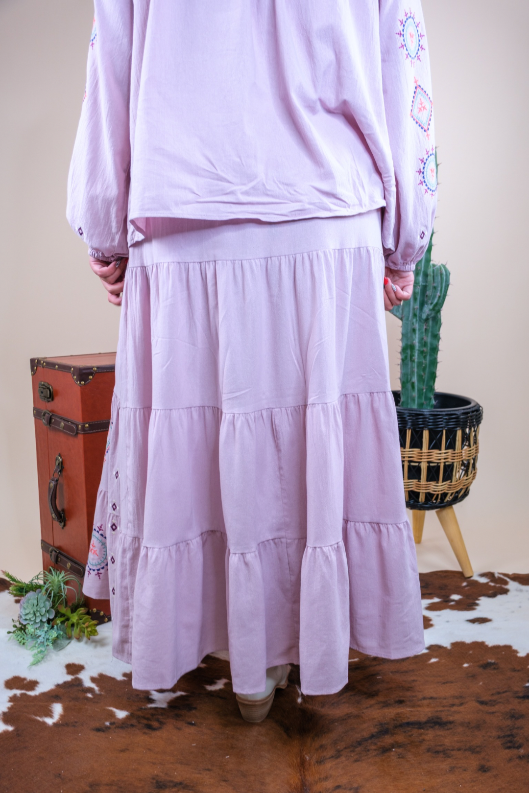 Wild Iris Maxi Skirt