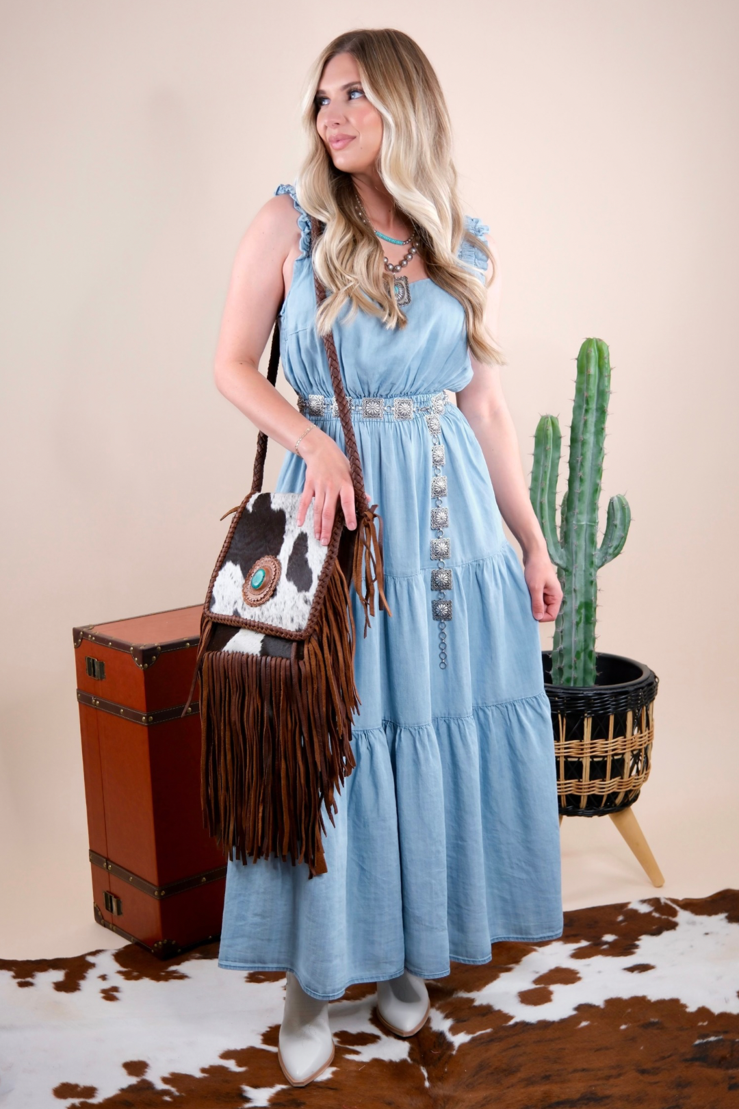 Desert Dancer Tiered Dress