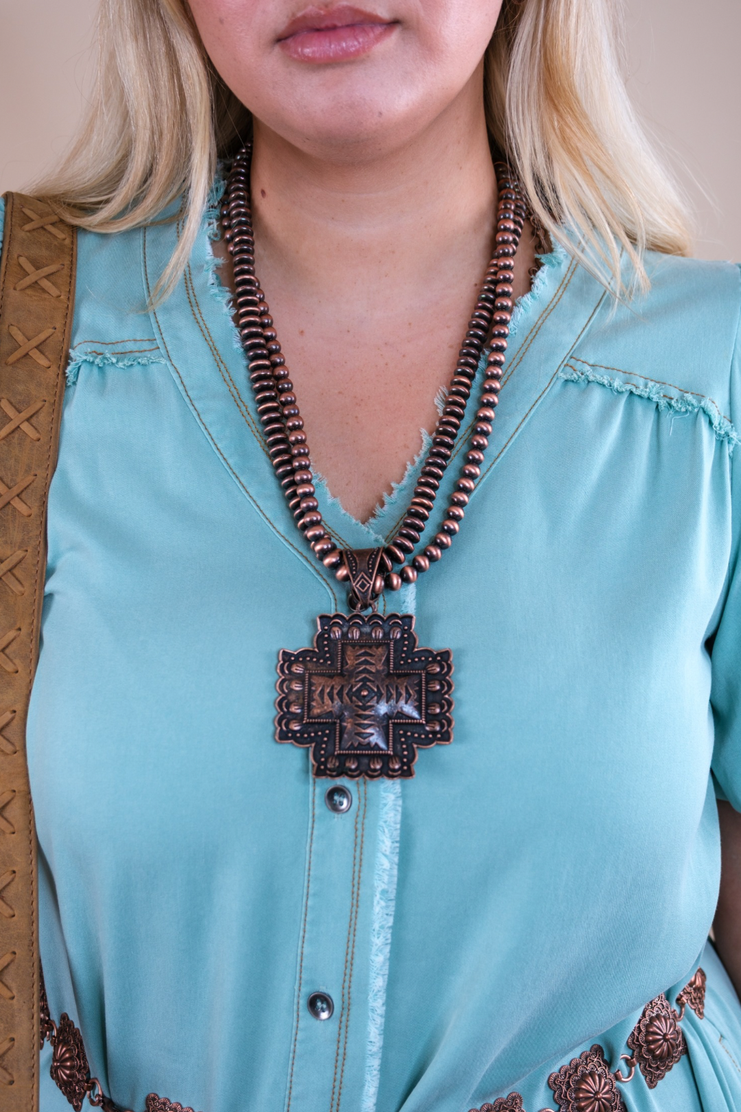 Aztec Majesty Necklace - Bronze