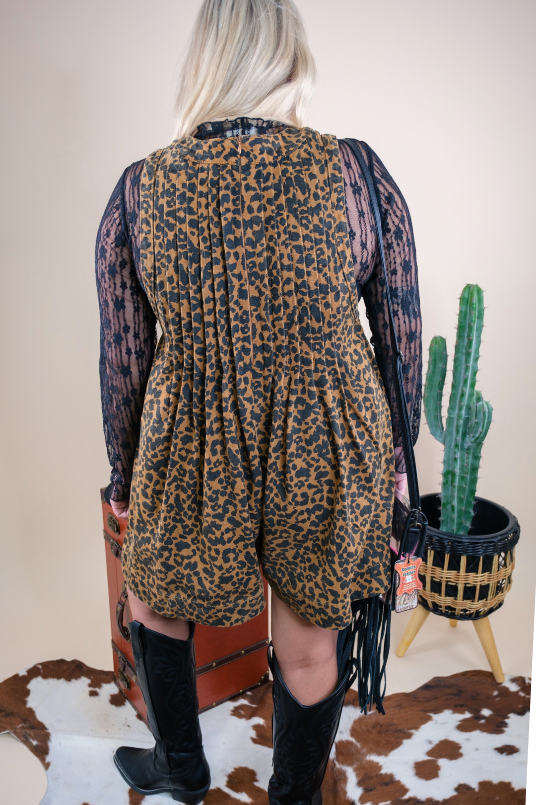 Cheetah Chic Romper