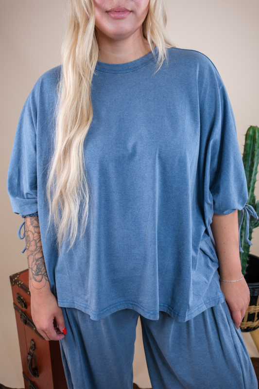 Denim Drift Lounge Set