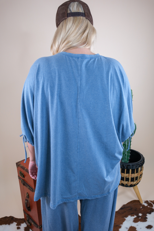 Denim Drift Lounge Set