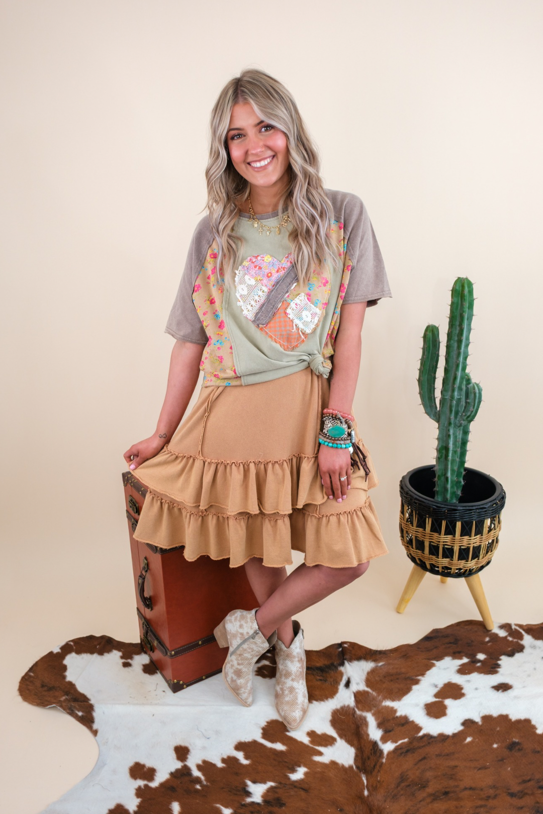 Sundown Soft Ruffle Dress
