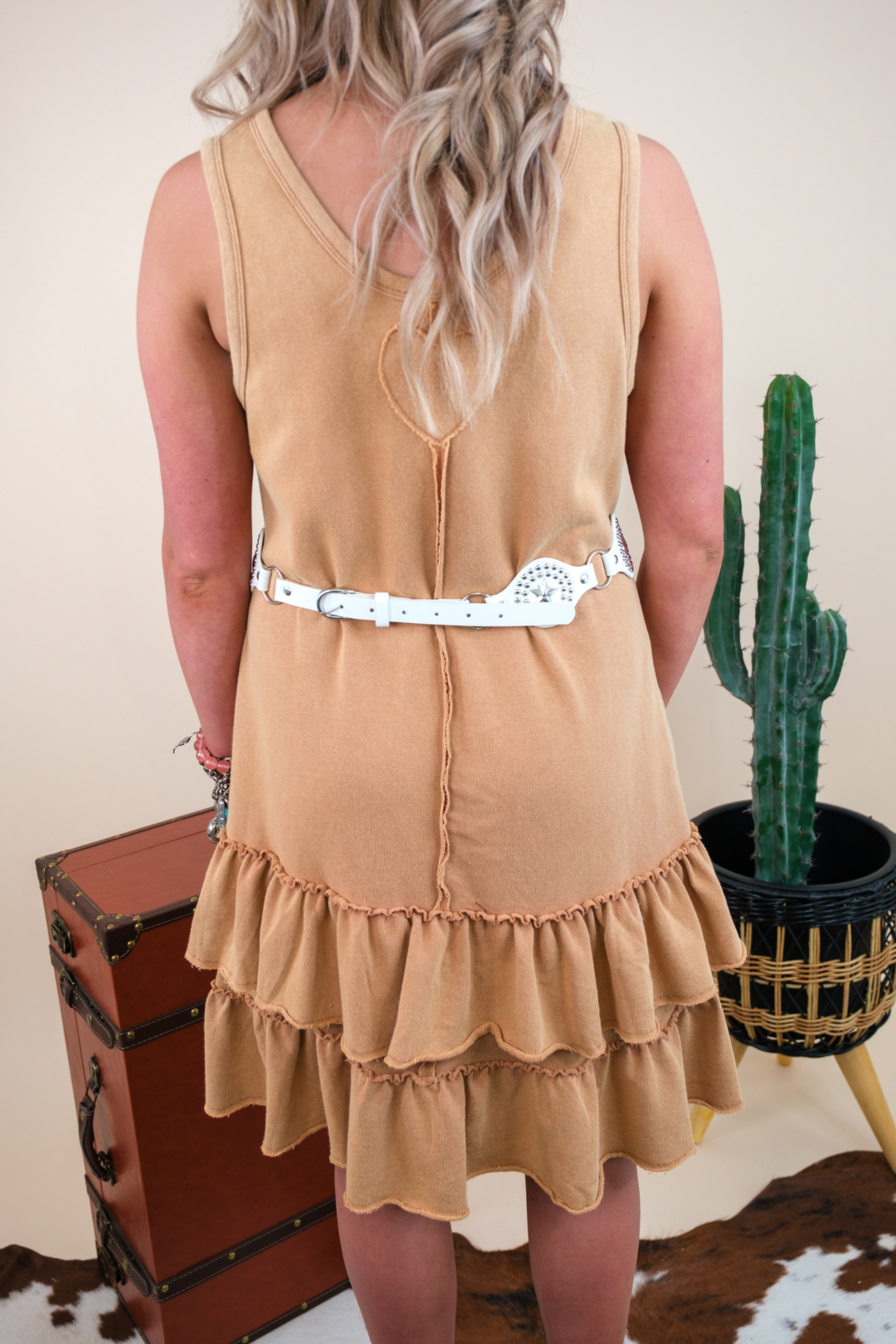 Sundown Soft Ruffle Dress