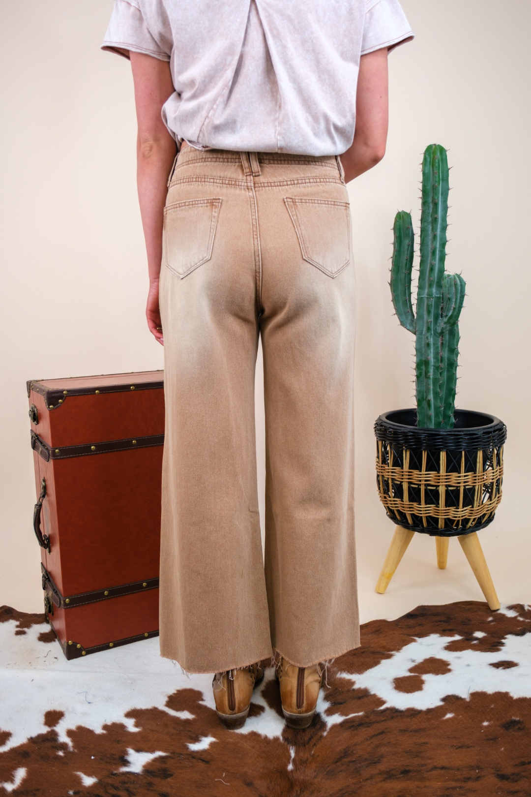 Dusty Dune Denim Straight Leg Jeans