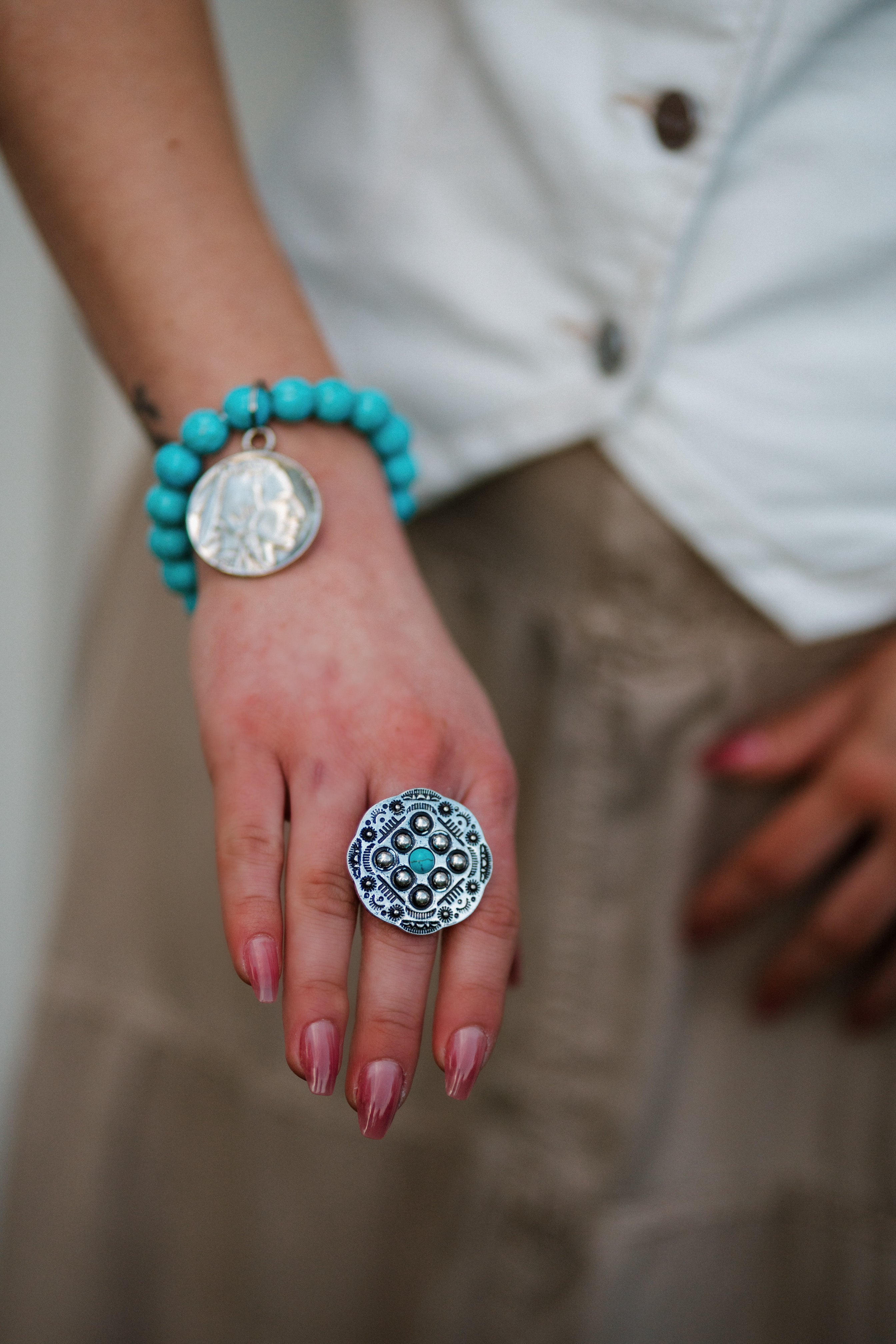 Western Heritage Turquoise Ring