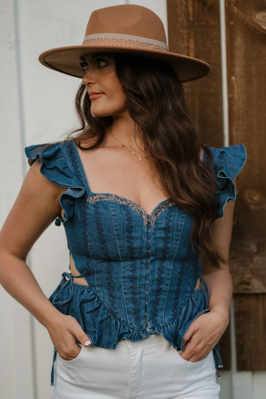 Cowgirl Heart Corset Top