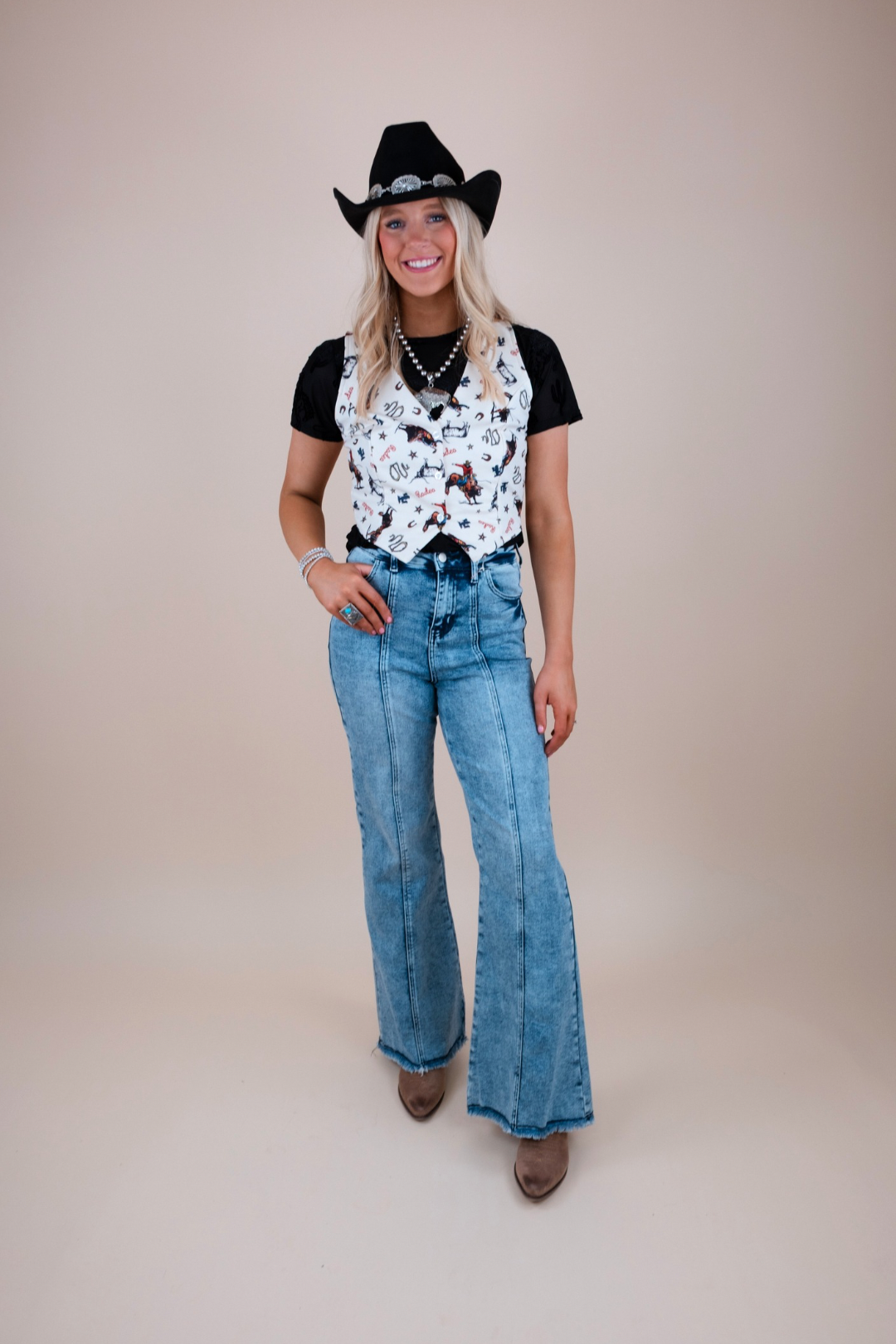 Ridge Rider Denim Wide Leg Jeans