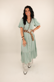 Desert Dream Maxi Dress - Teal