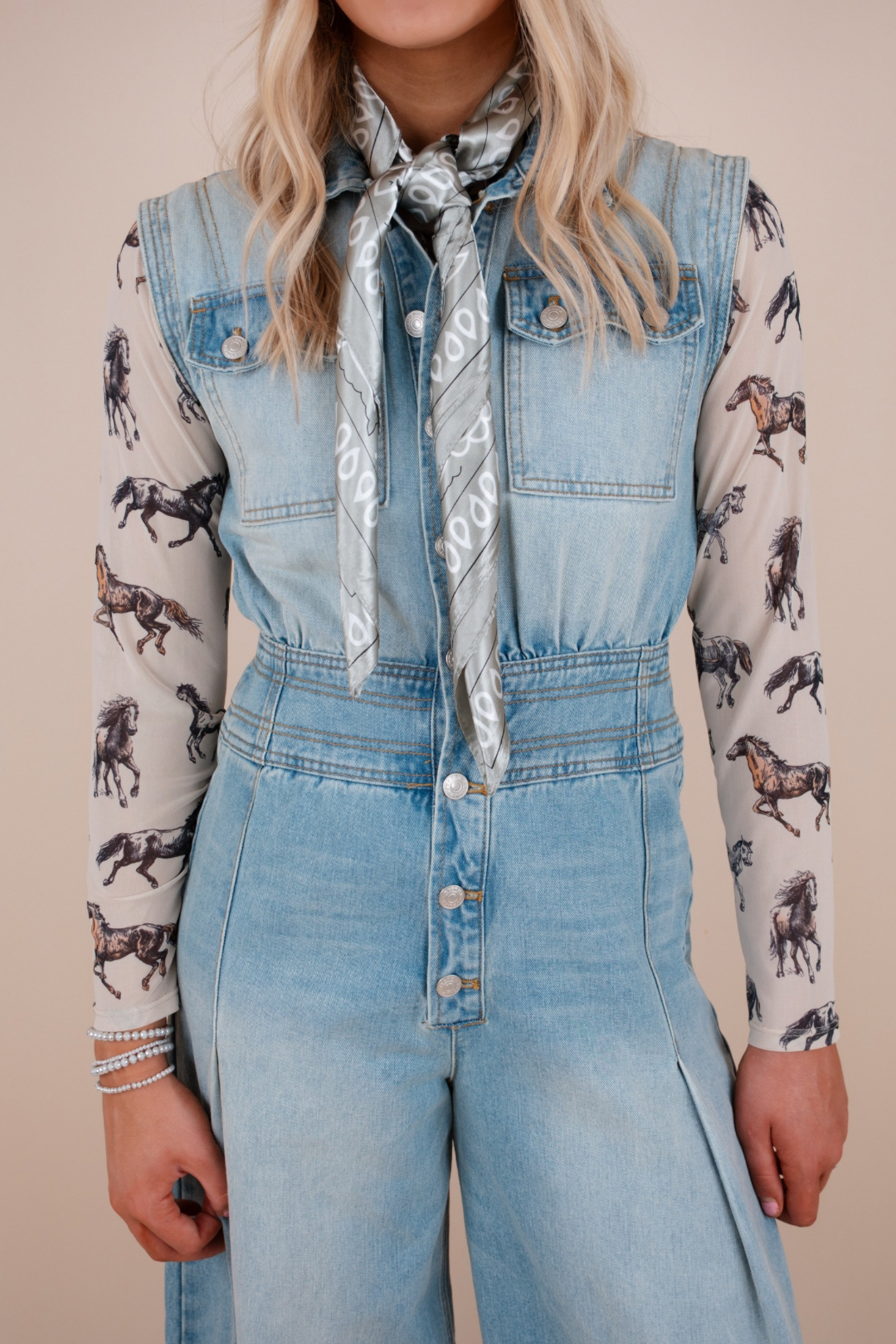 Horse Whisperer Mesh Top