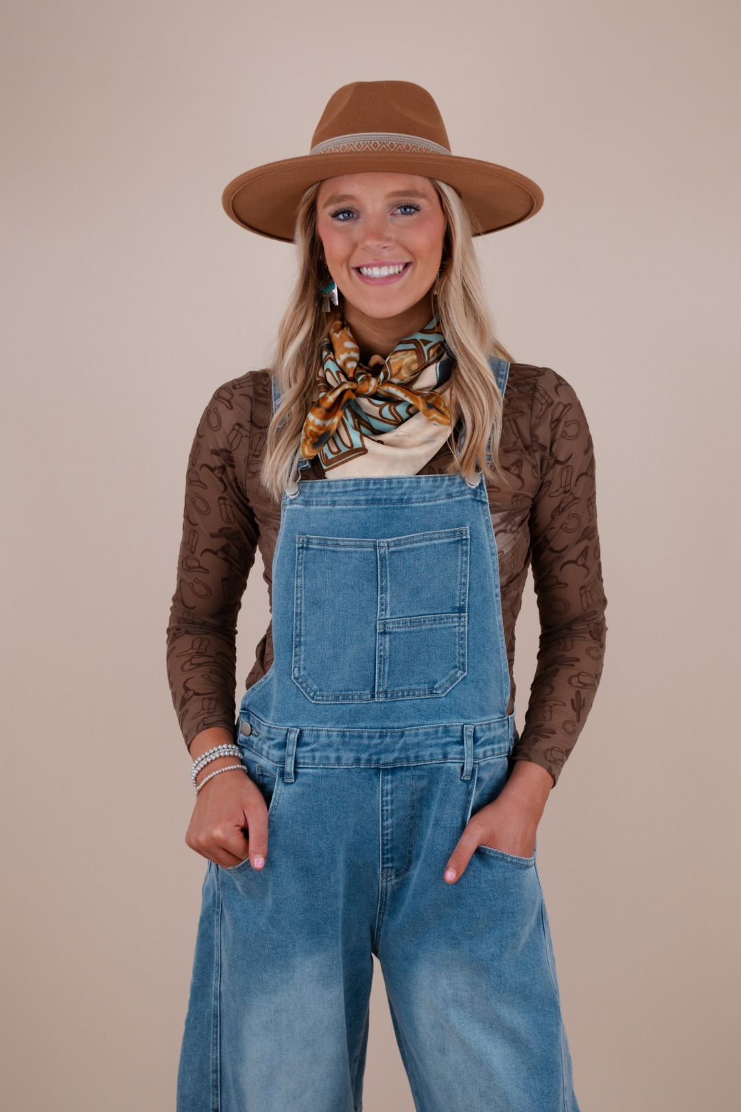 All About Country Mesh Top