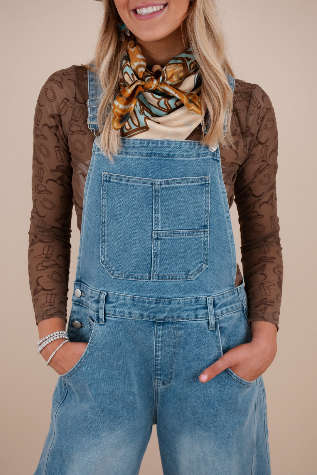 All About Country Mesh Top