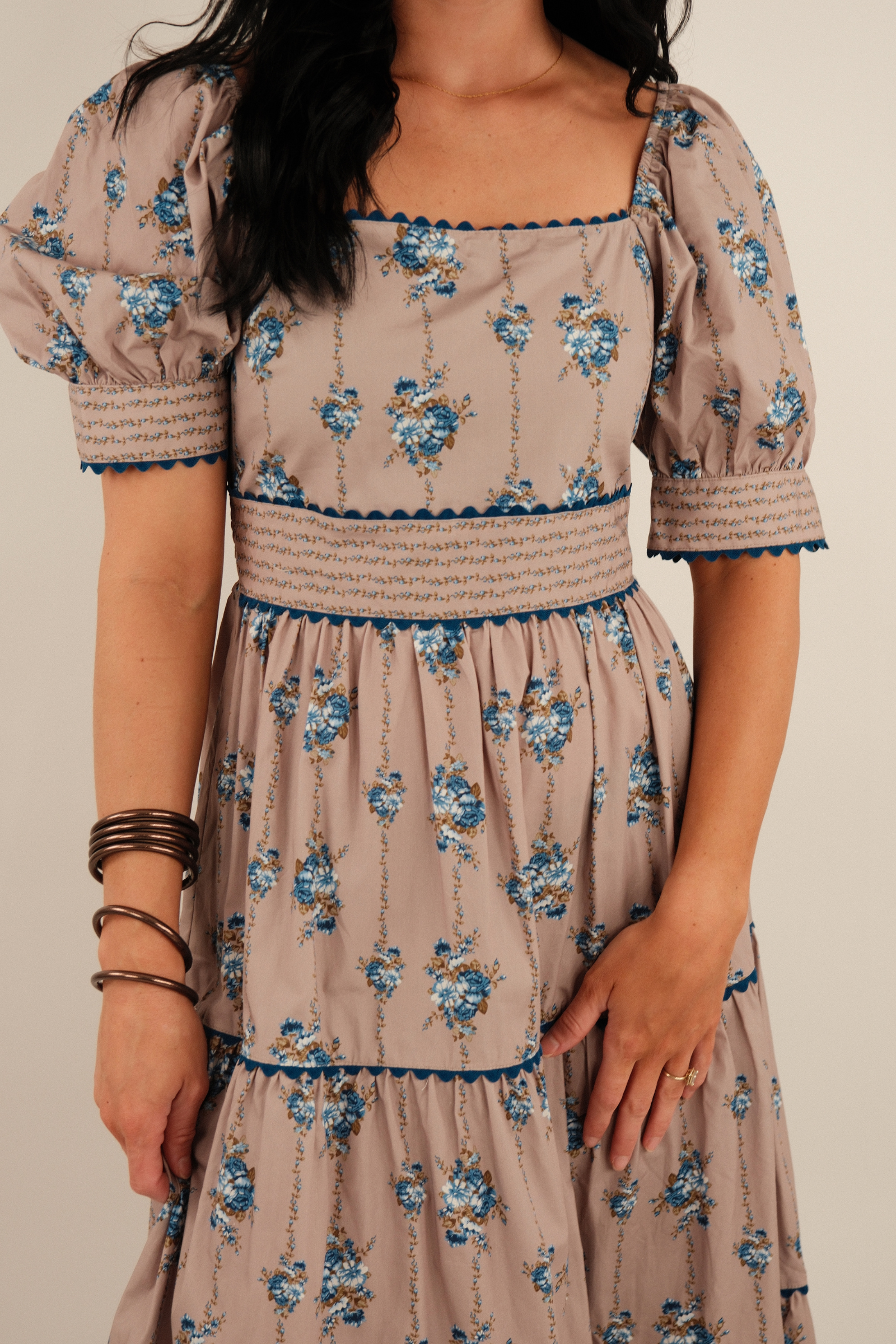 Dustflower Stripe Maxi