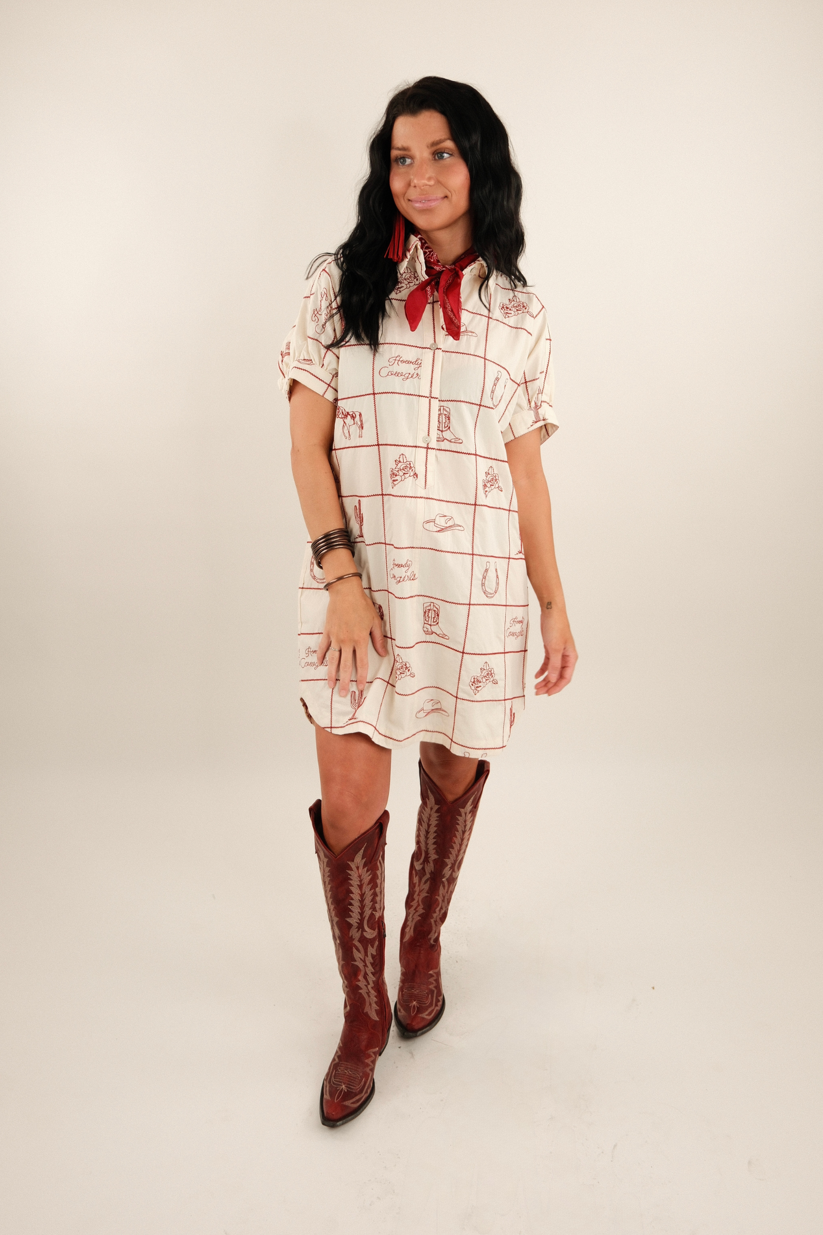Mini Dress Cowgirl Society & Co Mini Dress Cowgirl Society & Co
