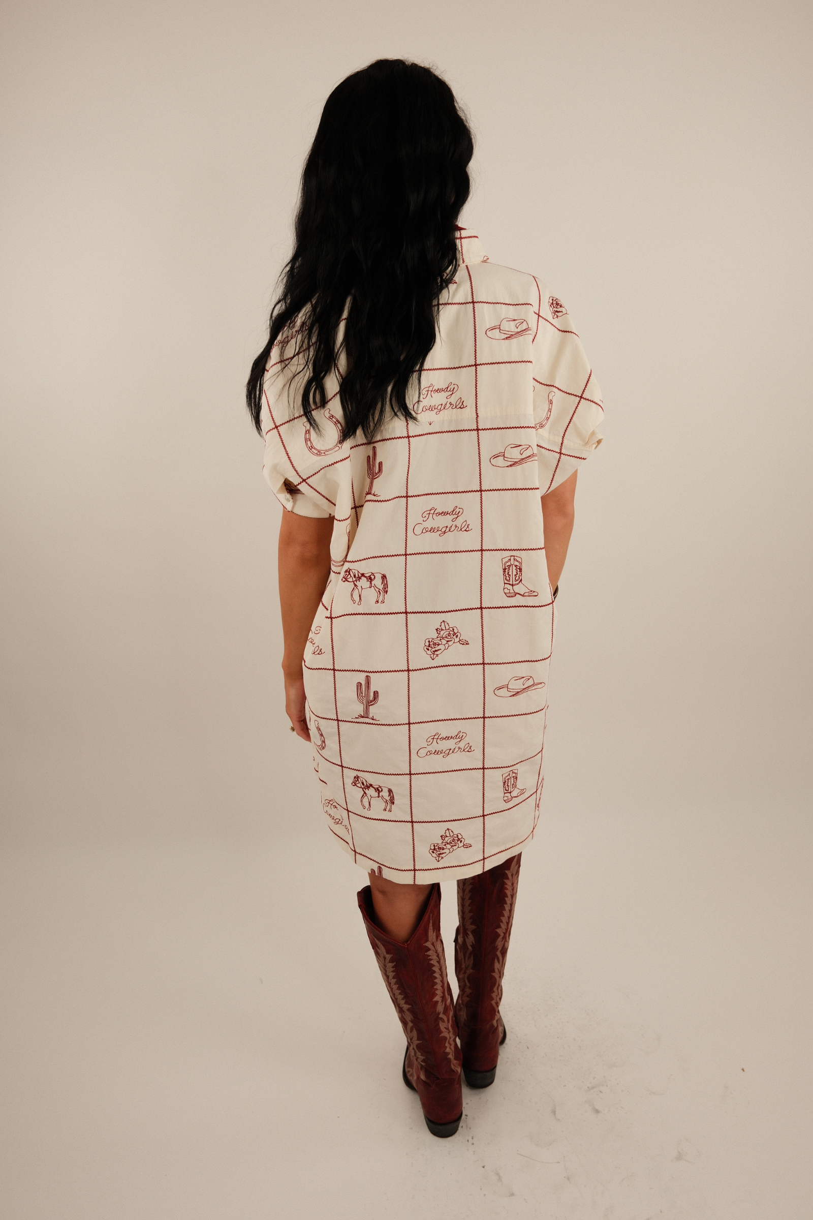 Roundup Sketch Shirtdress