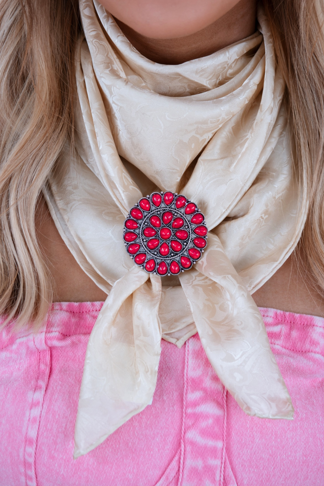 High Desert Scarf Brooch