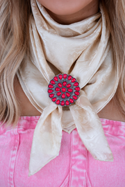 High Desert Scarf Brooch