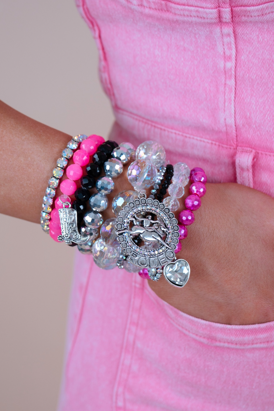 Chunky Western Charm Bracelet