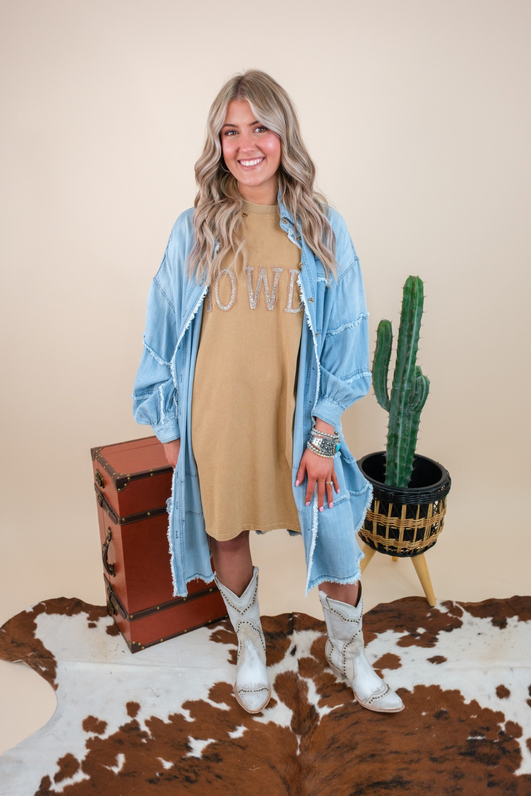 Howdy Star T-Shirt Dress