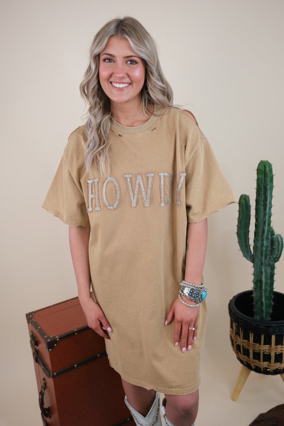 Howdy Star T-Shirt Dress