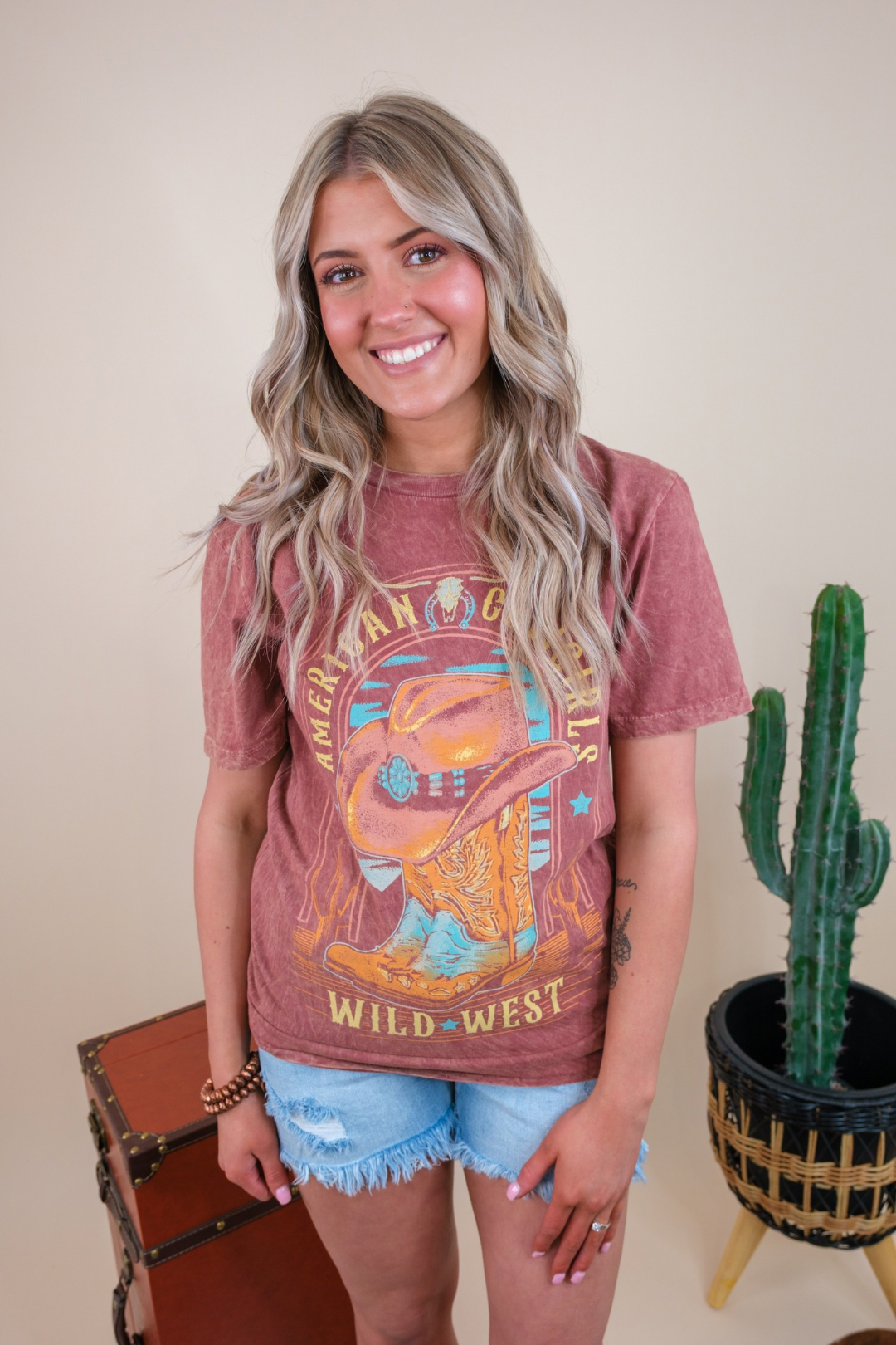 American Cowgirls Wild West Graphic T