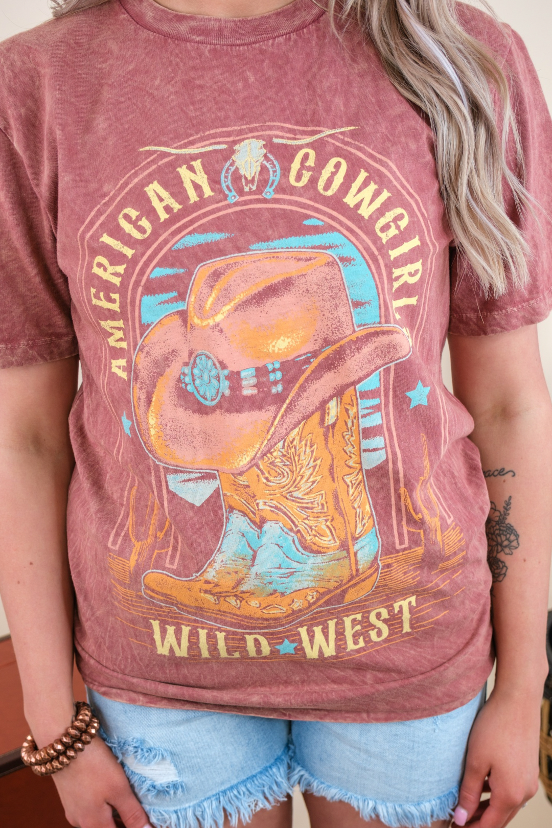 American Cowgirls Wild West Graphic T