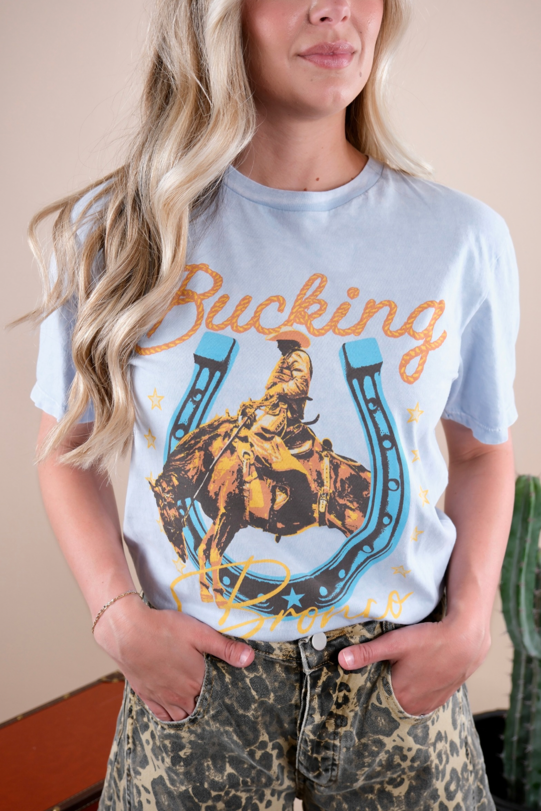 Bucking Bronco Graphic T