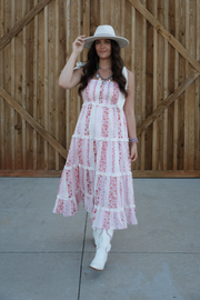Rosewood Patchwork Maxi Dress