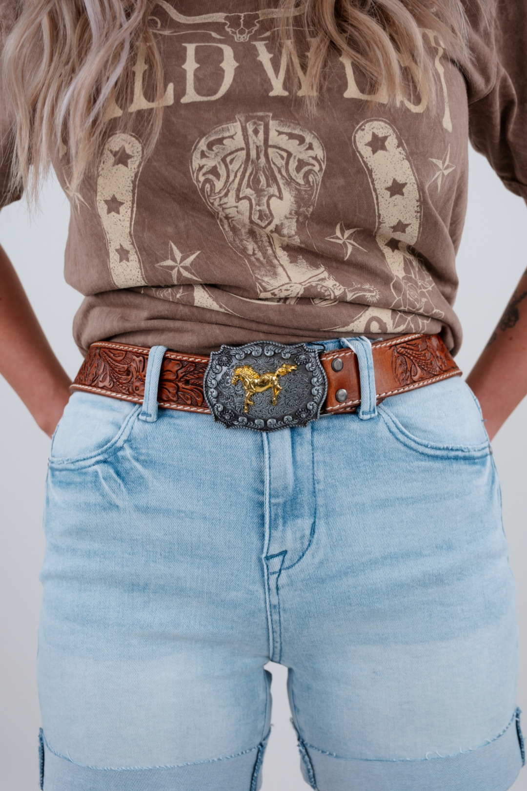 Golden Reins Western Belt