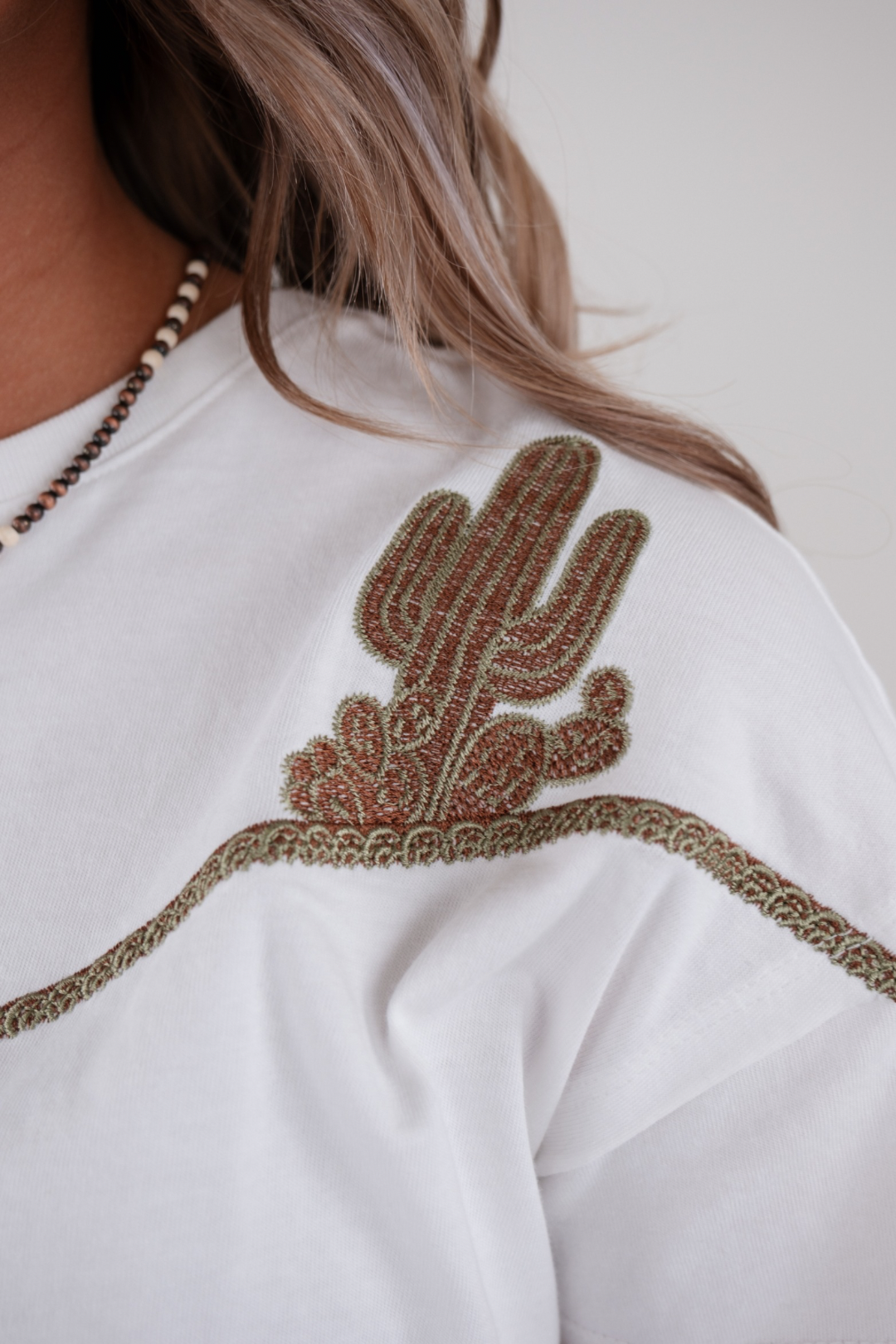 Saddle Up Cowgirl Tee - White