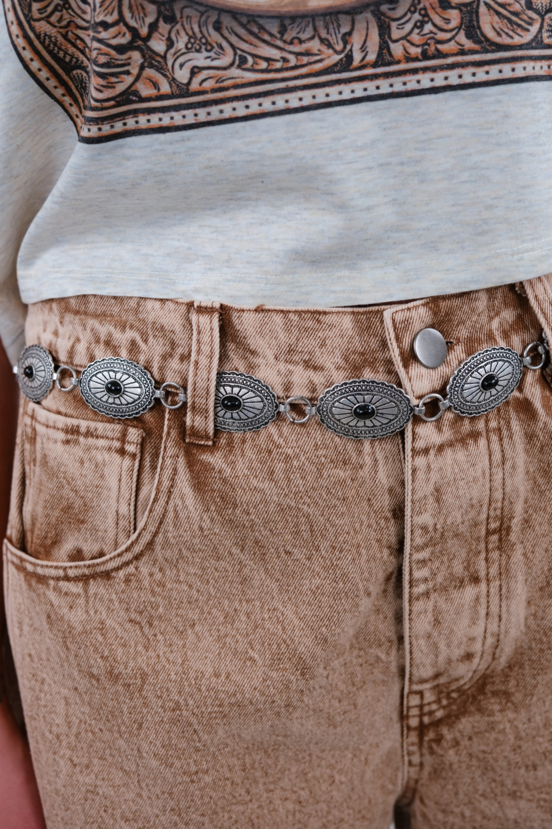 High Desert Concho Belt - Black