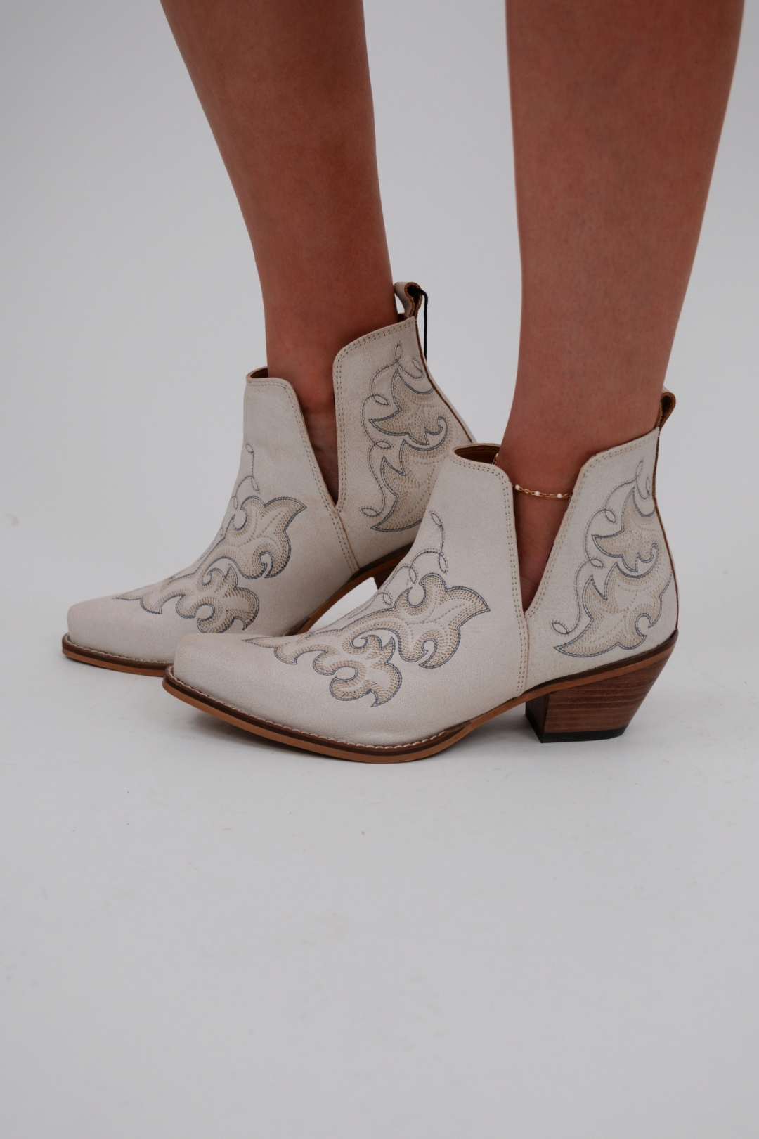 La Ponderosa Bootie - Ivory