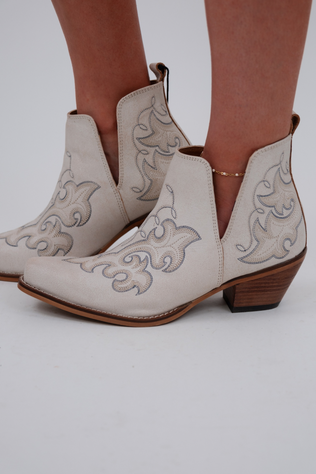 La Ponderosa Bootie - Ivory