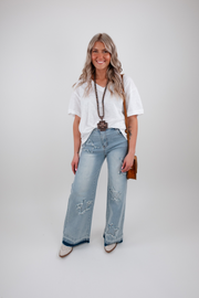 Starlight Fringe Jeans